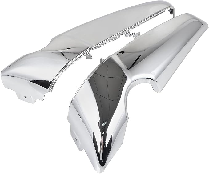 Chrome Motorcycle Radiator Side Cover Panel Fairing For Harley V-Rod VRSCAW VRSCX 2001-UP（Do not fit V-Rod Muscle!!!）