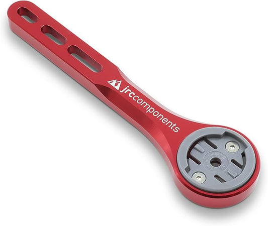 JRC Components Wahoo Computer Mount | Amplitude Computer Mount - Wahoo GPS Cycling Computer | Wahoo Elemnt Bolt Bike Computer - Elemnt Mount | Elmnt Wahoo - Bar Fly Mount | Wahoo Mount - Red