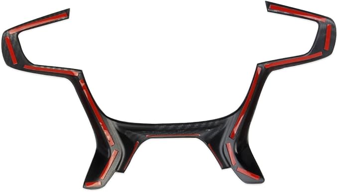 Korlot Carbon Fiber Interior Steering Wheel Cover Trim for 2018-2024 GMC Terrain/2015-2022 Canyon/2017-2023 Acadia