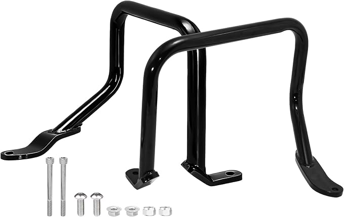 Saddlebag Guard Rails Rear Support Bar for 2000-2017 Harley Softail Heritage, Heritage Classic, Softail Standard, Night Train, Springer