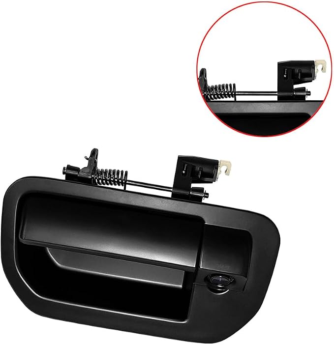 Riloer Tailgate Handle Rear View Camera, Tailgate Door Handle Camera, 2006-2014 Compatible with Honda Ridgeline, Backup Tailgate Camera with Static Guidelines