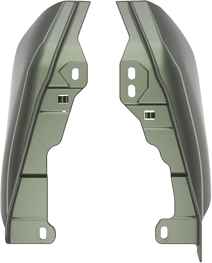 Advanblack 2024 RG Mid Frame Air Deflectors Compatible for Harley Touring Street Glide, Road King, Electra Glide, 2009-2025(Deadwood Green Glossy)