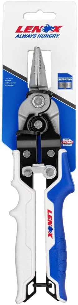 LENOX TOOLS Pliers, Seamers, Forged Head, Cuts 18 Gauge Metal and 22 Gauge Stainless Steel (LXHT14350)