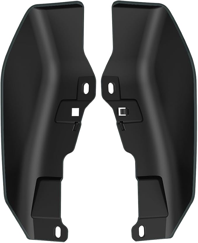 Color - Matched Mid Frame Air Deflectors Heat Shield, Perfectly Fit for Harley Touring Models 2009-2026 Iron Horse Metallic