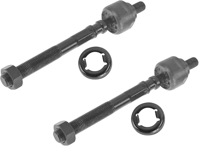 TRQ Front Inner Tie Rod Driver and Passenger Side Compatible with 1996-2000 Honda Civic