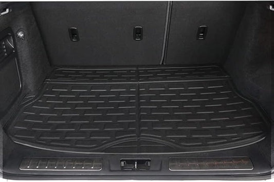 TripleAliners Vehicle Mat Universal Fit Trunk Cargo Liner All Weather Protection XPE Material Seat Back Protector Trim-to-Fit Compatible with Most Cars SUV Sedan (Trunk Mat)