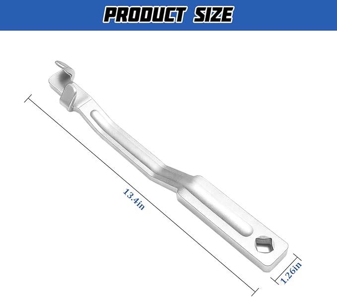 Car Wrench Extender Tool Bar, 2PCS Vehicle Wrench Extension Amplifier Tool for 1/2 Inch Drive Breaker Bars, Auto Wrenches Extension Leverage Accessories, Universal for SUV RV Truck