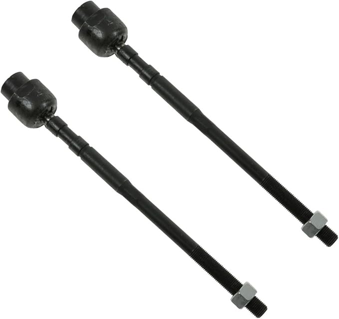 TRQ Front Inner Tie Rod Set 2 Piece Compatible with 1995-2005 Chevrolet Cavalier 95-05 Pontiac Sunfire 91-99 Buick LeSabre 82-96 Oldsmobile Cutlass Ciera 85-93 Cadillac DeVille 82-96 Buick Century