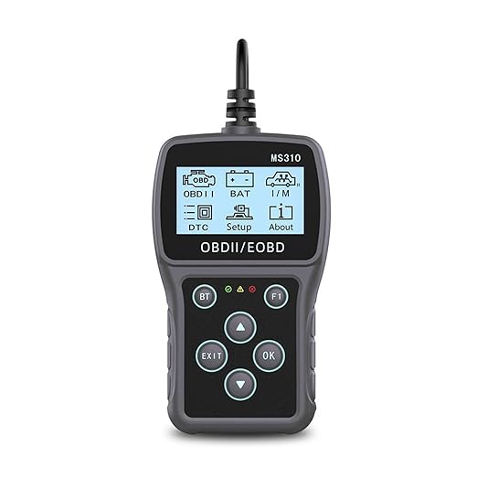 Automobile Fault Detector, Multi-Language Read Vehicle Information OBDII Scanner Vehicle OBD2 2Pcs Code Reader MS310 Car Diagnostic Scan Tool Work for Car Auto