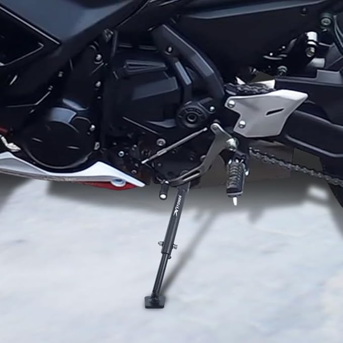 Xitomer 0-3'' Adjustable Kickstand Fit for Ninja 650 / ABS Z650 2020-2026 & Z650RS 2022-2026 Adjustable Motorcycle Stand Side Stand
