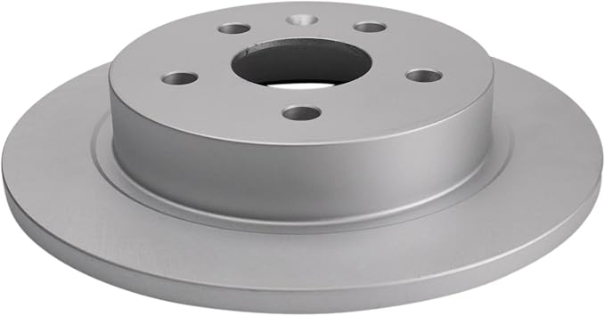 TRQ Rear Brake Rotor Set G Coated Solid Compatible with 2006-2011 Buick Lucerne 2006-2011 Cadillac DTS