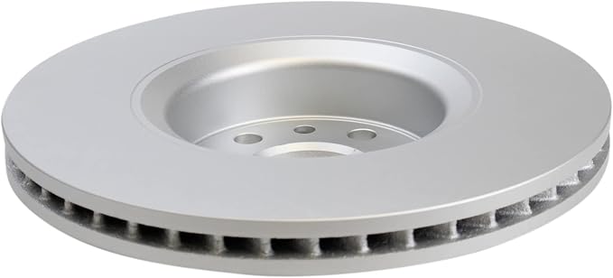 TRQ Front Brake Rotor Set G Coated Vented Compatible with 2008-2015 Land Rover LR2 2007-2018 Volvo S60 S60 Cross Country S80 V60 V60 Cross Country V70 XC70