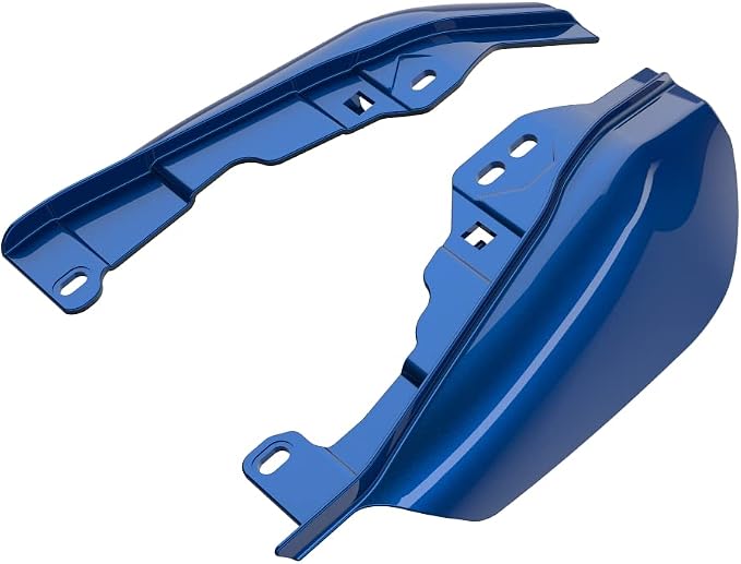 Advanblack 2024 RG Mid Frame Air Deflectors Compatible for Harley Touring Street Glide, Road King, Electra Glide, 2009-2025(Bright Billiard Blue)