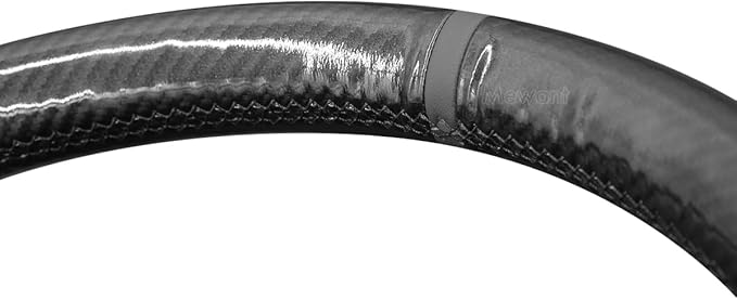 MEWANT Hand Stitch Car Steering Wheel Protector Wrap Cover for GMC Sierra 1500 2019-2023, 2500 2020-2024, 3500 2020-2024, Sierra Limited 2022, Yukon (XL) 2021-2023 Accessories