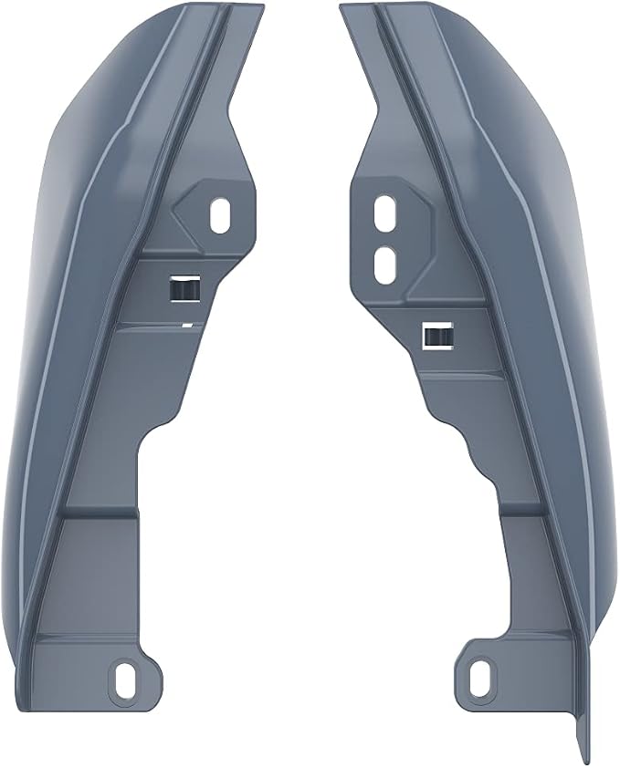 Advanblack 2024 RG Mid Frame Air Deflectors Compatible for Harley Touring Street Glide, Road King, Electra Glide, 2009-2025(Gunship Gray)