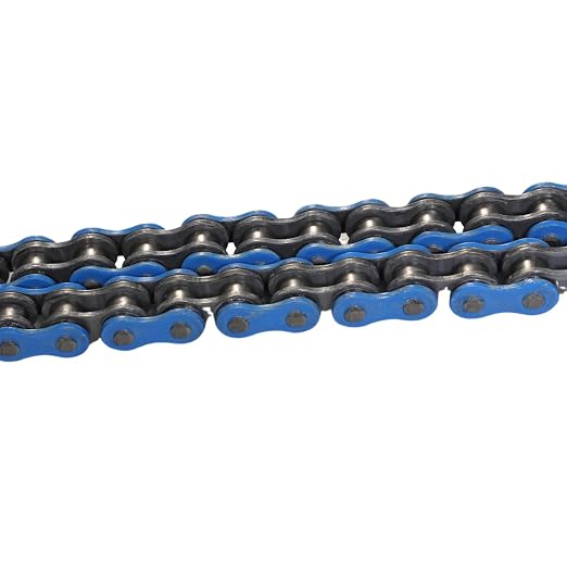 DONGHUA (520HLX2) high Strength Sealed 520 X-Ring Chain 120 Links with Connecting Link (Blue)