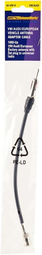 Metra 99-2006 Installation Kit for Select 2003-2006 Cadillac CTS/SRX Vehicles & 40-VW10 Factory Antenna to Aftermarket Radio Adapter for Select 1988-Up Audi/BMW/Mercedes/Smart Vehicles, Accessory