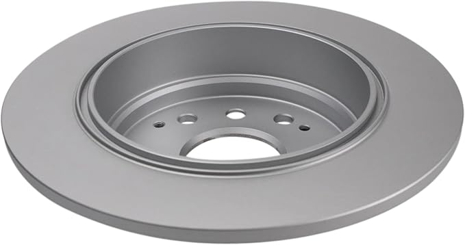 TRQ Rear Brake Rotor Set G Coated Solid Compatible with 2004-2008 Acura TL 2003-2011 Honda Element