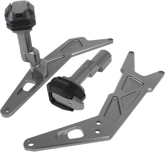 Compatible with Ninja 300 250 2013-2018 Frame Sliders CNC Aluminum Motorcycle Engine Guard Bodywork Fairing Falling Protection(Titanium)