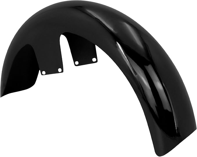 21 inch Front Fender Vivid Black Motorcycle Wrap Mudguard for Bagger Models Fit for Harley Touring Road King Electra Glide Street Glide 2024-Later