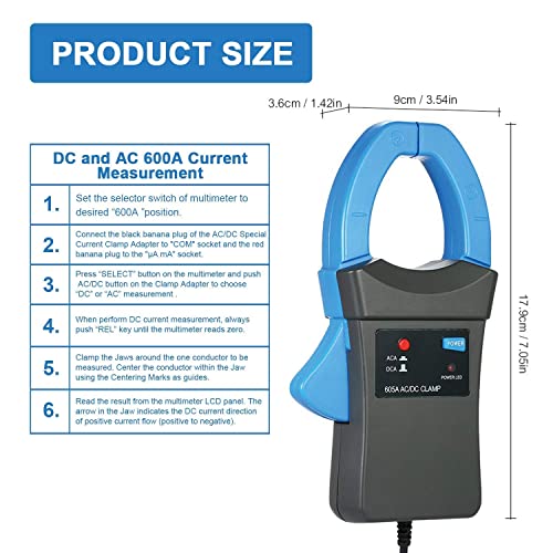 BTMETER BT-770K Automotive AC/DC Dwell Multimeter with RPM Indudctive Pick-up and AC/DC Current Clamp Adapter