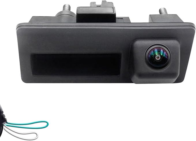 Vehicle Backup Camera CCD Compatible for Audi A4 A4L A3 S4 RS4 B9 for VW Lavida Plus Skoda Car Rear View AHD 1080P Camera Reverse Parking Fisheye Lens Waterproof Cam Car Trunk Handle Camera