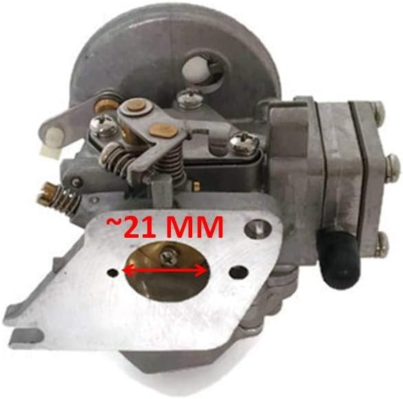 Boat Engine CARBURETOR CARB CARBURETTOR Assy 6E0-14301-05 6E0-14301-04 03 02 01 6E0-14301-00 compatible with Yamaha Outboard 4HP 5HP 2 stroke Outboard motor