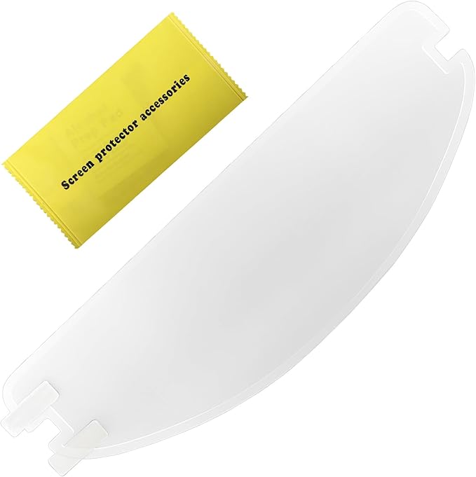 1PCS Universal Helmet Shield Anti Fog Film,Motorcycle Helmet Anti Fog Protective Layer, Rainproof & Hydrophobic Visor Film Insert for Clear Riding Vision in All Weather Conditions