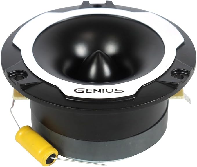 Genius Audio TWR120BP 3.8" Super Bullet Tweeter Ferrite 1" Vc 160W 4 Ohm (2 Speakers Included)