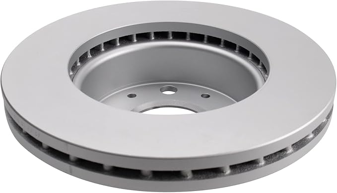 TRQ Front Brake Rotor Set G Coated Vented Compatible with 2014-2024 Ram ProMaster 1500, 2500, 3500