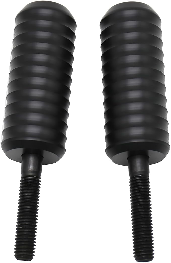 4" Upper Shock Mount Frame Sliders Falling Crash Protector Guards Falling Side Protector No Cut Kits Fit for Sportster XL883 XL1200 2004-2022(Gripple Style)