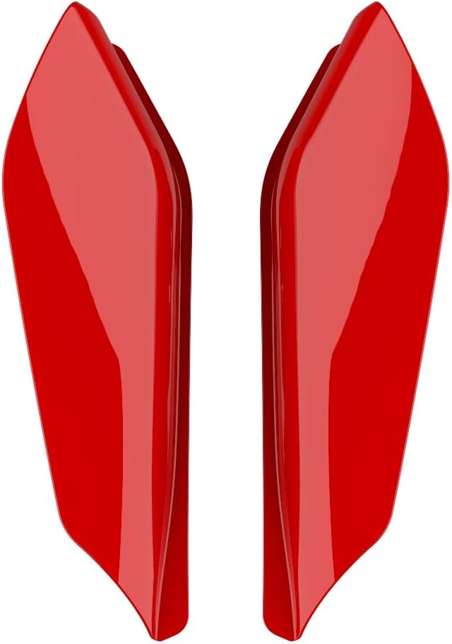 Advanblack 2025 RG Mid Frame Air Deflector, Rally Red Harley Air Deflector Heat Shield Compatible for Harley Touring Street Glide, Road King, Electra Glide, 2009-2025