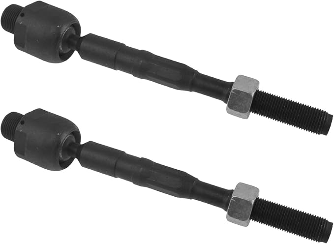 TRQ Front Inner Tie Rod Set 2 Piece Compatible with 2007-2014 Ford Edge 07-15 Lincoln MKX