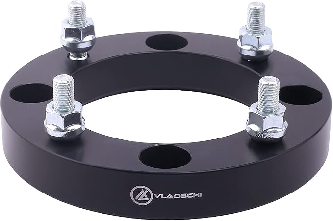 Black Forged 4x137 ATV Wheel Spacers 1 Inch with 12x1.5 Studs Compatible with Honda Can-Am 4 Lug for 2019-2022 Talon 1000R 1000X | 2016-2022 Pioneer 1000 | 2017-2022 Maverick X3 - Pack of 4