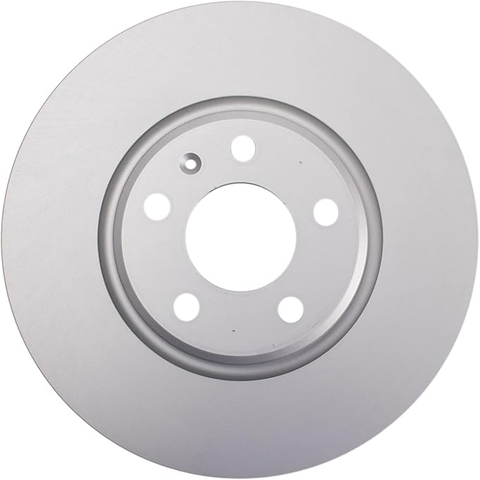 TRQ Front Brake Rotor Set Compatible with 2009-2018 Audi