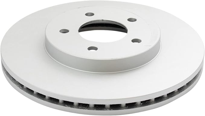 TRQ Front Brake Rotor Set G Coated Vented Compatible with 2005-2012 Ford Escape 2005-2011 Mazda Tribute 2005-2011 Mercury Mariner