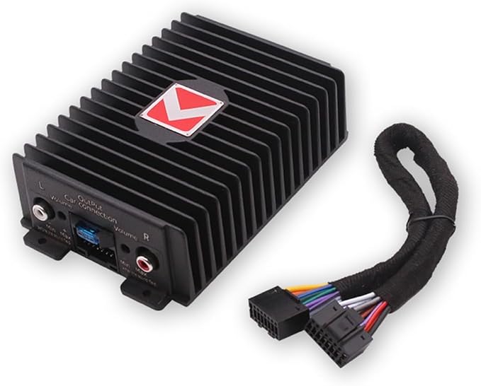 4-Channel Car Amplifier 80Wx4 Audio Power Booster with Pure Copper Transformer Enhanced Sound Quality Audio Amplifier Digital Power for Car Systems
