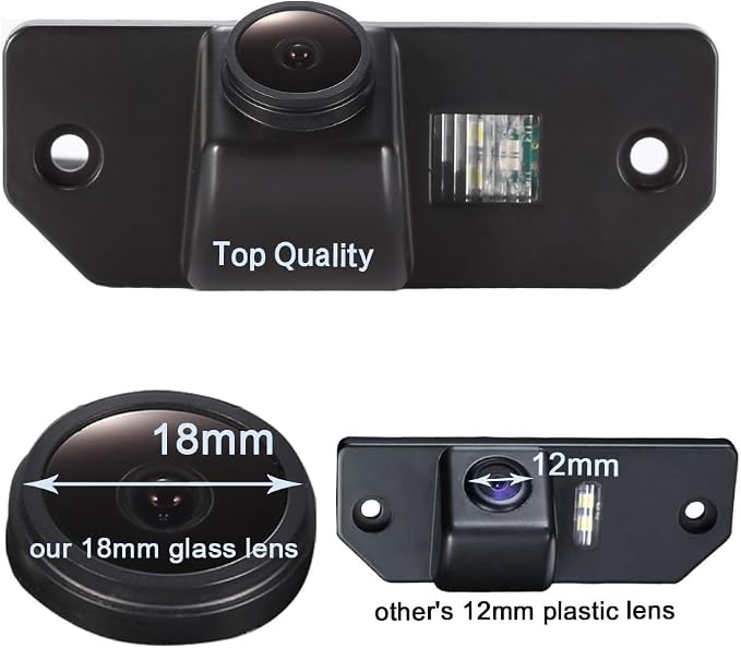 1280 * 720 Pixels car Rear View Backup Camera Replacement for Ford Mondeo Focus(2 Carriage) C-Max Sedan(3 Carriage) MK Parking Reverse Vehicle Camera Waterproof Night Vision