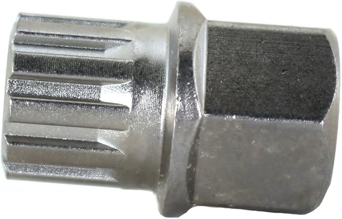 TMAX 15/11Pt Wheel Lock Nut Screw Removal Key Anti-Theft Lugnut Socket S3054 for BMW Vehicles
