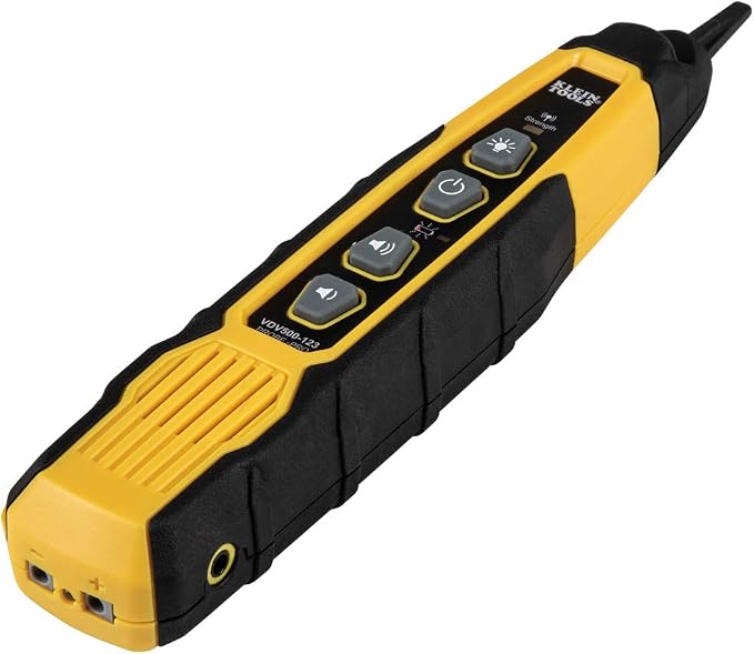 Klein Tools VDV501-851 Cable Tester Kit & VDV500-123 Cable Tracer Probe-Pro Tracing Probe with Replaceable Non-Metallic, Conductive Tip and a Light for Use in Dark Spaces
