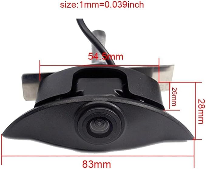 Vlicevrn HD Car Front Logo Mark Camera Rear View Camera Night Vision Backup Parking Camera Waterproof IP68 Vehicle Camera for Volvo Sl40 Sl80 Xc60 Xc90 S40 S80 C70 C30 V40 V50 V60 S80