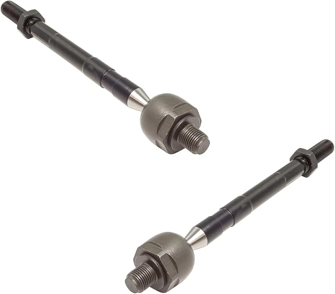 TRQ Front Inner Tie Rod Set 2 Piece Compatible with 2011-16 Hyundai Elantra 13-14, Coupe 13-17 Elantra GT 12-17 Veloster