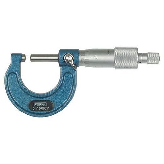 Fowler 52-244-001-1, Ball Anvil Micrometer with 0-1" Measuring Range