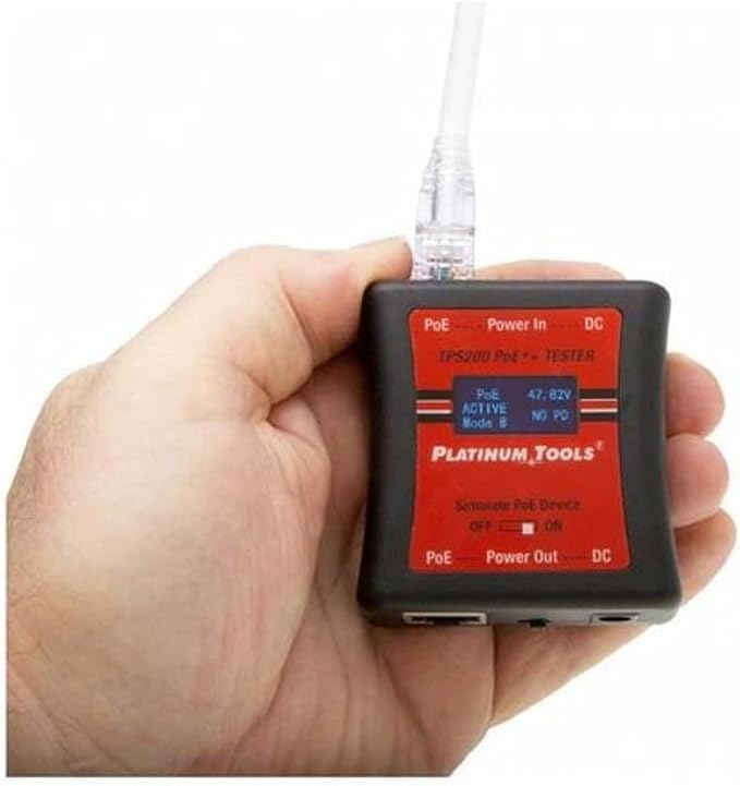 Platinum Tools TPS200C PoE Tester for Ethernet and Voice Cabling