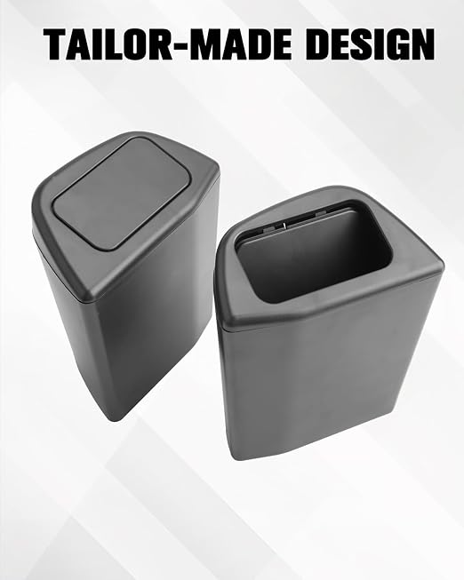 (2PCS) RAV 4 2025 Trash Can Trash Bin for Door RAV4 XSE Car Door Trashcan Trash Holder for 2019-2025 Toyota RAV4 Hybrid Accessories (LE/SE/XLE Premium/Woodland/Limited)Driver Passenger Door Trashcans