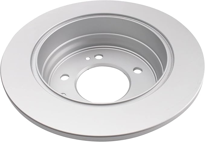 TRQ Rear Brake Rotor Set G Coated Solid Compatible with 2009-2012 Hyundai Elantra 2010-2015 Hyundai Tucson 2011-2016 Kia Sportage