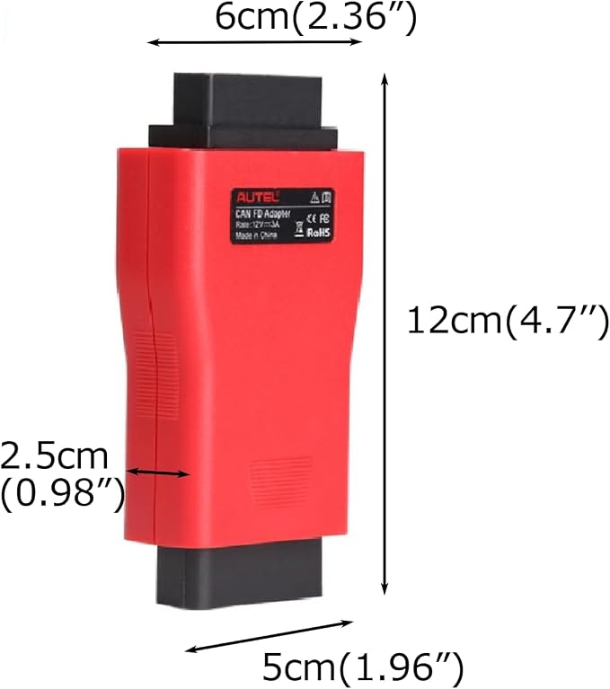 Autel CAN FD Adapter for GM MY2020 Vehicles Accessories, Mini VCI J2534, Adaptador CAN FD, Compatible with Autel MaxiSys IM608, IM508, MX808, MS906, MS908, Ultra Series