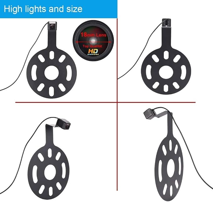 HD 720p 1000 TV Lines Car Rear View Backup Camera Waterproof Reverse Camera+7" inch TFT LCD Monitor for Jeep Wrangler/Willys/Unlimited/Sahara Spare tire Rubicon 2007-2015