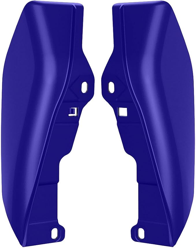 Color - Matched Mid Frame Air Deflectors Heat Shield, Perfectly Fit for Harley Touring Models 2009-2026 Blue Streak