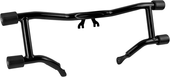 Engine Guard Flat-Out Bar Fit for Harley Touring Street Glide Road Glide Road King Electra Glide Ultra (F- Engine Guard for 14-23 Touring)